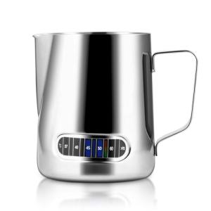 600ml Stainless Steel Milk Frothing Pitcher with Thermometer