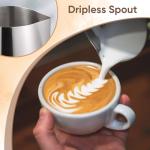 600ml Stainless Steel Milk Frothing Pitcher with Thermometer