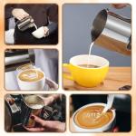 600ml Stainless Steel Milk Frothing Pitcher with Thermometer