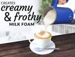 Zulay Electric Milk Frother with Automatic Steamer