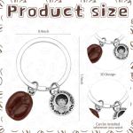 Cute Coffee Keychain Set for Coffee Lovers