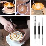 Latte Art Tool Set for Espresso and Cappuccino