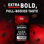 Community Coffee Dark & Bold Espresso Blend, Dark Roast Whole Bean Coffee, 11 Ounce Bag (Pack of 1)