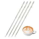 Honbay 4PCS Stainless Steel Coffee Latte Art Pens Tool for for for Cappuccino Latte Espresso Decorating