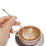 Honbay 4PCS Stainless Steel Coffee Latte Art Pens Tool for for for Cappuccino Latte Espresso Decorating