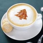 16 Pcs Latte Art Stencils for Coffee Decorating