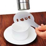 16 Pcs Latte Art Stencils for Coffee Decorating