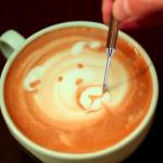 Stainless Steel Latte Art Pen with Wood Handle