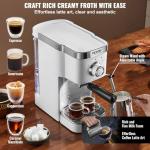 VEVOR Semi-Automatic Espresso Machine with Frother