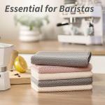 EubooTree 6-Pack Barista Microfiber Cleaning Cloths