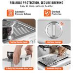 VEVOR Espresso Machine with Grinder and Milk Frother