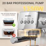 AYCHIRO 20 Bar Espresso Machine with Milk Frother