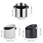 Ompellus Large Espresso Knock Box with Non-Slip Base