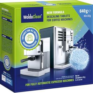 WoldoClean Coffee Machine Cleaner Tablets - 40 Uses