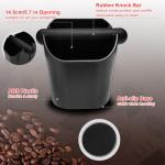 HOME Espresso Knock Box with Non-Slip Base