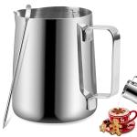 Stainless Steel Milk Frothing Pitcher with Art Pen