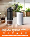 Manual Coffee Grinder with Adjustable Settings