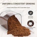 AYCHIRO Electric Burr Coffee Grinder with 30 Settings