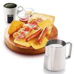 homEdge Stainless Steel Espresso Frothing Pitcher 20 oz