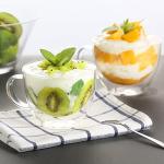 Ecooe Double Walled Glass Coffee Mugs Set of 2