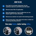 Descaling Solution for Coffee and Espresso Machines