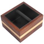 Kmise Walnut Espresso Accessories Organizer Box