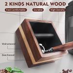 Kmise Walnut Espresso Accessories Organizer Box