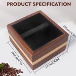 Kmise Walnut Espresso Accessories Organizer Box