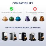Nespresso Vertuo Reusable Pods Kit with Foil Lids