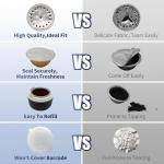 Nespresso Vertuo Reusable Pods Kit with Foil Lids