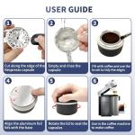 Nespresso Vertuo Reusable Pods Kit with Foil Lids