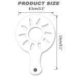 36-Piece Coffee Art Maker Set with Stencils and Tools