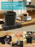 Gevi Espresso Accessories Set: Tamper, Knock Box, Pad