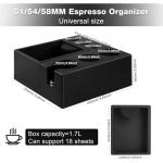 PUSEE 9-in-1 Espresso Knock Box & Organizer
