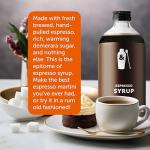 Espresso Syrup 16 oz for Coffee & Desserts