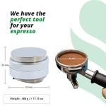 Dual-Head Espresso Tamper and Distributor Accessory