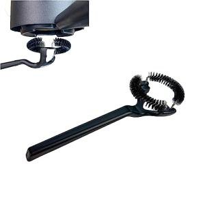 MiiCoffee Espresso Machine Cleaning Brush for 58mm Grouphead, Detachable 360° Nylon Cleaning Bristles