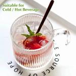 6-Pack 12 oz Classic Glass Coffee Mugs