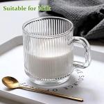 6-Pack 12 oz Classic Glass Coffee Mugs