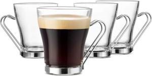 Bormioli Rocco Oslo Cappuccino Glass Cups Set of 4