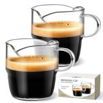 Set of 2 Stackable 6 OZ Espresso Cups