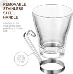 Bormioli Rocco Oslo Cappuccino Glass Cups Set of 4