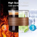 PARACITY Set of 2 Espresso Cups with Wooden Ring