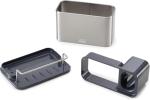 Joseph Joseph Surface Stainless-Steel Caddy Sink Area Organiser, Sponge Holder - Silver, 12