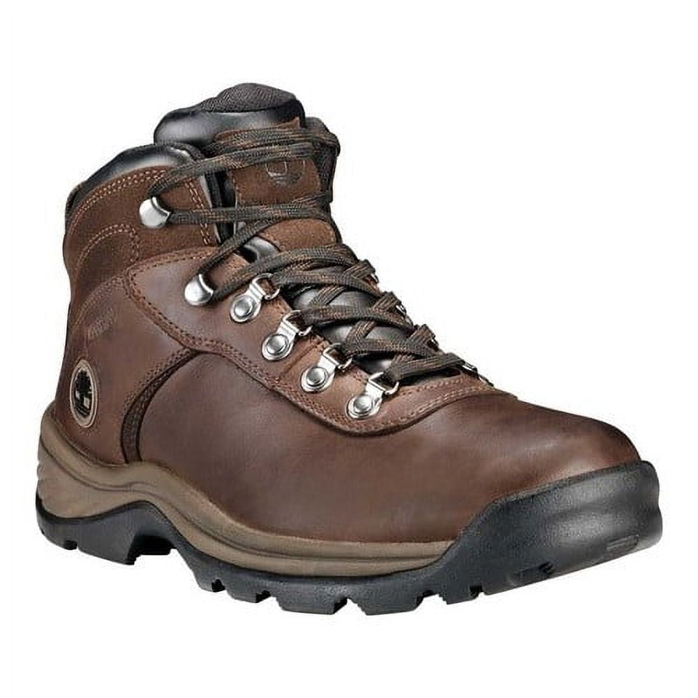 Timberland Men's Flume Mid Waterproof Hiking Boot, Dark Brown, 9.5