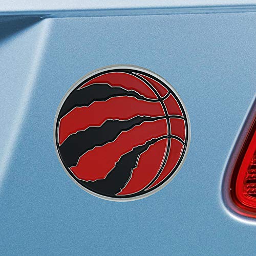 FANMATS 25119 Toronto Raptors 3D Color Metal Emblem, Diecut Team Logo Auto Emblem
