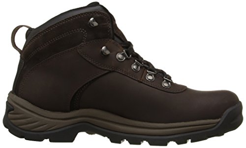Timberland Men's Flume Mid Waterproof Hiking Boot, Dark Brown, 9