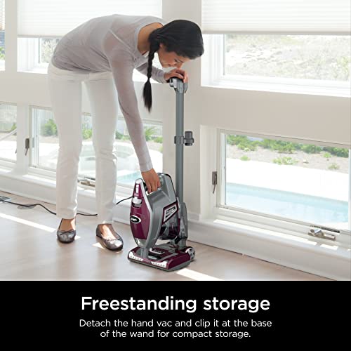 Shark Rocket DeluxePro Ultra-Light Upright Corded Stick Vacuum, Bordeaux