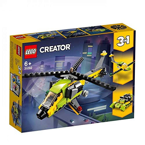 LEGO Creator 3in1 Helicopter Adventure 31092 Building Kit (157 Pieces)