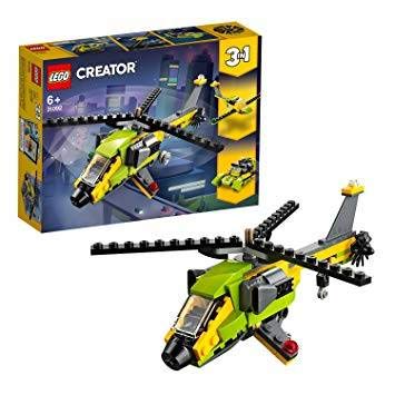 LEGO Creator 3in1 Helicopter Adventure 31092 Building Kit (157 Pieces)